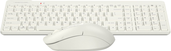 Клавиатура + мышь A4Tech Fstyler FG2300 Air клав:бежевый мышь:бежевый USB беспроводная slim (FG2300