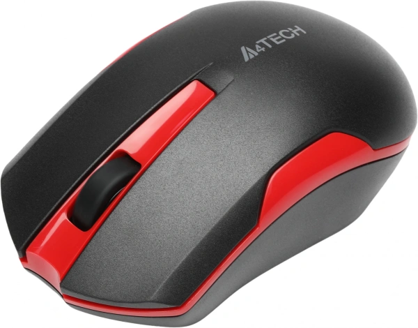 Мышь A4Tech G3-200N черный/красный оптическая 1200dpi беспров. USB 2but