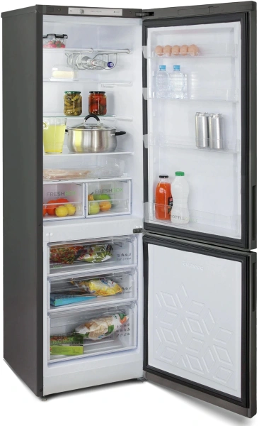 Холодильник Бирюса Б-W6127 2-хкамерн. графит