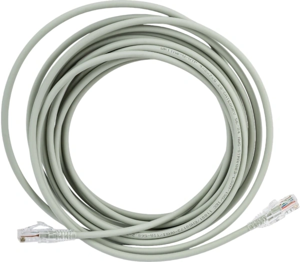 Патч-корд WRline WR-PC-RJ45-UTP-5E-7-GY UTP RJ-45 вил.-вилка RJ-45 кат.5E 7м серый LSZH (уп.:1шт)