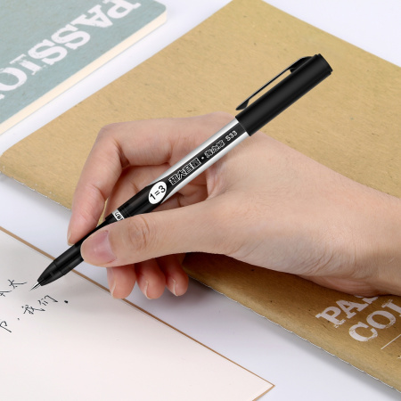 Набор ручек гелев. Deli (S33-P) корп.ассорти d=0.5мм чернила черн. кор.карт. (12шт) линия 0.35мм