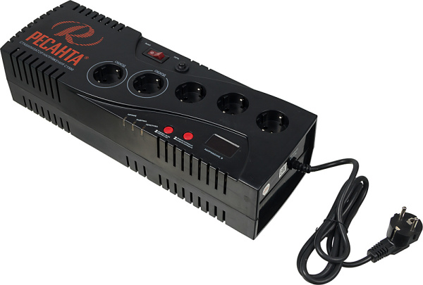 Стабилизатор напряжения Ресанта С1500 однофазный серый (63/6/33)