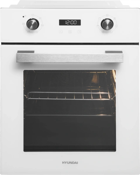 Духовой шкаф Электрический Hyundai HEO 45411 WG белый стекло