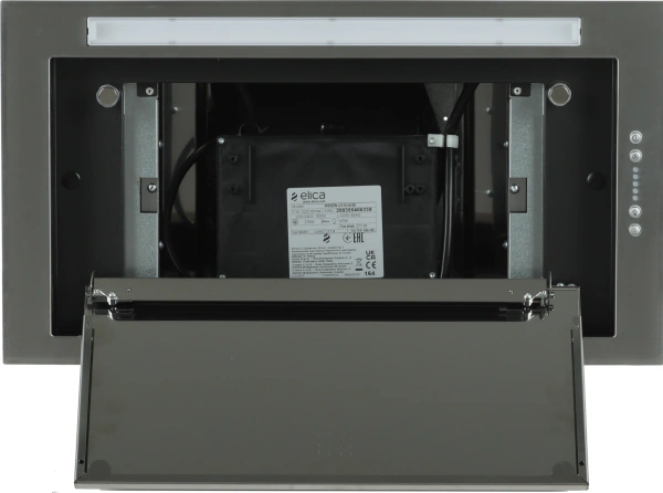 Вытяжка встраиваемая Elica Hidden 2.0 IX/A/60 нержавеющая сталь управление: кнопочное (1 мотор)