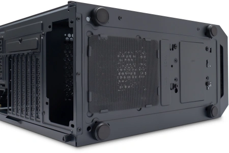 Корпус Оклик OCC-MD301 черный без БП ATX 6x120mm 2xUSB2.0 1xUSB3.0 audio bott PSU