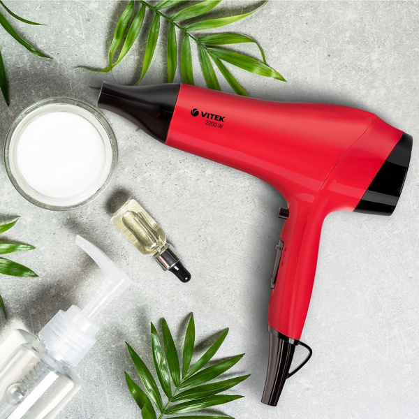 Фен Vitek VT-8227 R 2200Вт красный (VT-8227)