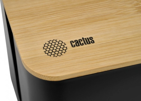 Органайзер Cactus CS-BOX-BL черный/бамбук