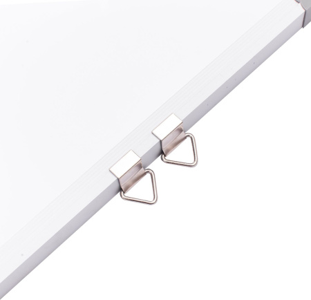 Доска магнитно-маркерная Deli E39034A лак белый 90x120см алюминиевая рама