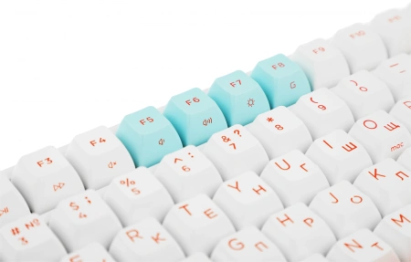 Клавиатура A4Tech Fstyler FS300 механическая белый USB for gamer LED (FS300 PANDA SNORKLENING)