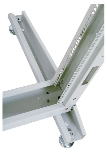 Стойка однорамная ЦМО СТК-33 33U 600ммX600мм направл.под закл.гайки 180кг серый