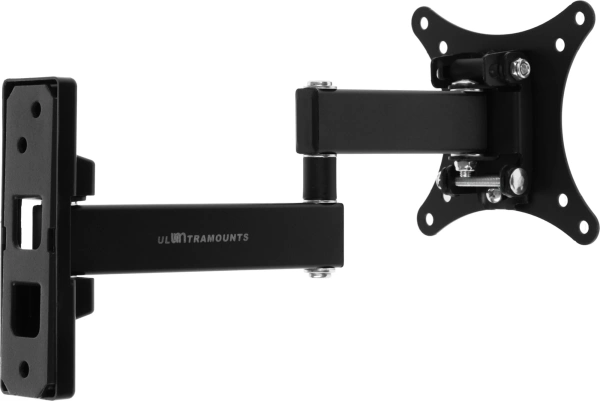 Кронштейн для телевизора Ultramounts UM875 черный 13"-27" макс.20кг настенный поворот и наклон