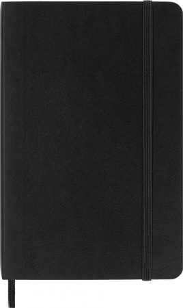Блокнот Moleskine CLASSIC SOFT QP611 Pocket 90x140мм 192стр. линейка мягкая обложка черный