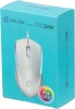 Мышь Оклик 245M белый оптическая (1000dpi) USB (3but)