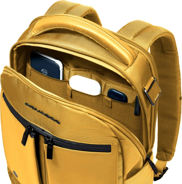 Рюкзак Piquadro Orion CA6620S136/G горчичный ткань/натур.кожа