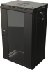 Шкаф коммутационный Hyperline (TDB-6U-GP-RAL9004) настенный 6U 390x300мм пер.дв.стекл задн.дв.спл.ст