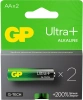 Батарея GP Ultra Plus Alkaline 15AUPA21-2CRSB2 AA (2шт) блистер