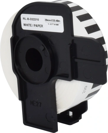 Картридж ленточный Cactus CS-DK22210 DK-22210 черный для Brother P-touch QL-500, QL-550, QL-700, QL-800