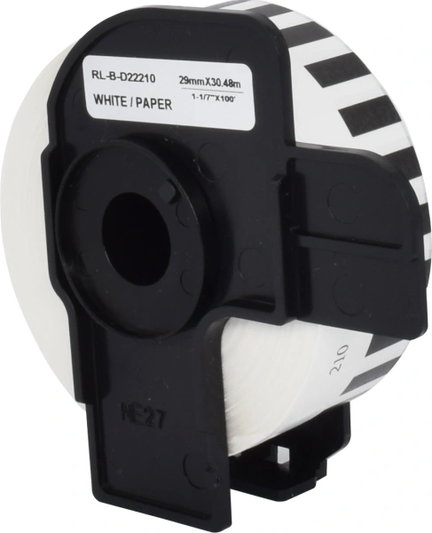 Картридж ленточный Cactus CS-DK22210 DK-22210 черный для Brother P-touch QL-500, QL-550, QL-700, QL-800