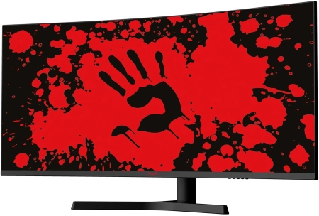 Монитор Bloody 34" MN340W черный VA LED 1ms 21:9 HDMI M/M матовая HAS Piv 300cd 178гр/178гр 3440x1440 180Hz FreeSync DP UW USB 5.7кг