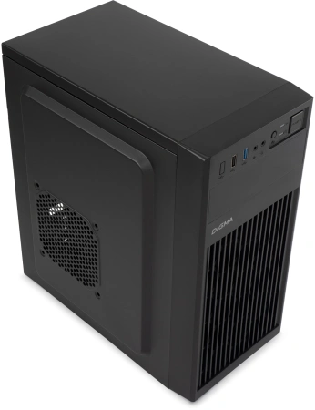 Корпус Digma DCC-MN302 черный без БП mATX 2xUSB2.0 audio