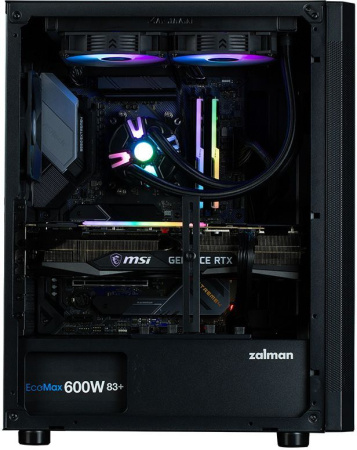 Корпус Zalman i4 черный без БП ATX 8x120mm 6x140mm 1xUSB2.0 2xUSB3.0 audio bott PSU