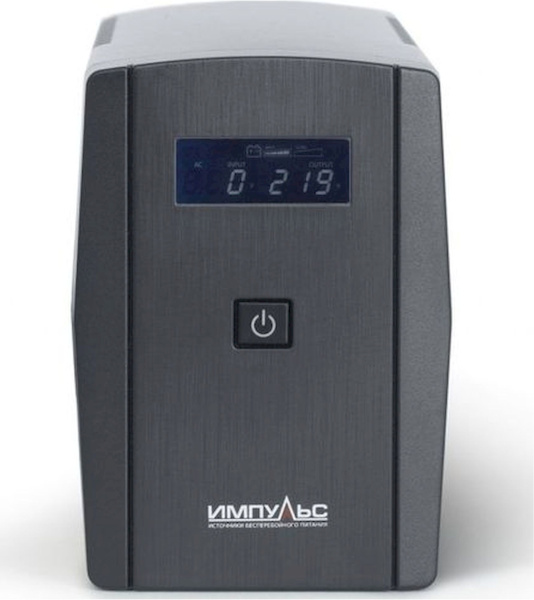 Источник бесперебойного питания Импульс JS10102 600Вт 1000ВА черный