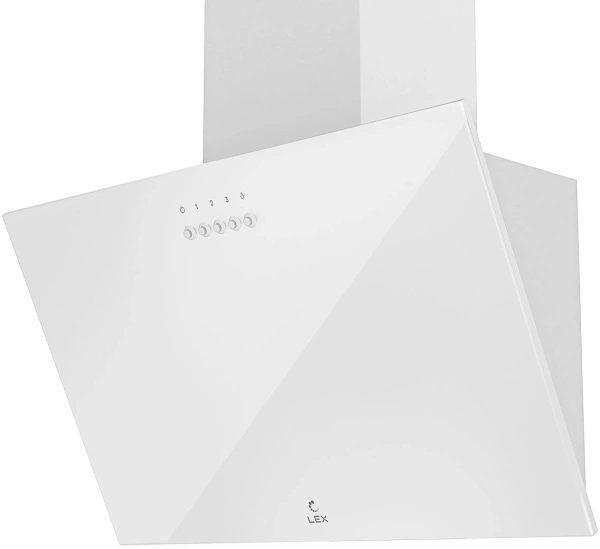 Вытяжка каминная Lex Moza 500 белый управление: кнопочное (1 мотор)