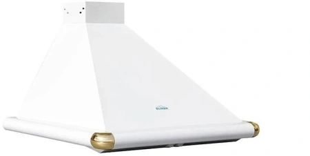 Вытяжка каминная Elikor Сатурн 60П-180-В1Л белый/золотистый управление: кнопочное