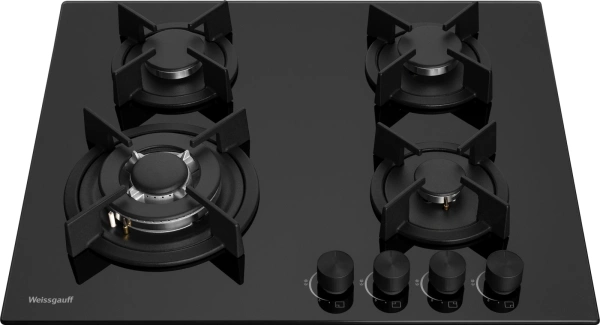 Газовая варочная поверхность Weissgauff HGG 640 BGB черный