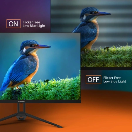 Монитор SunWind 27" SUN-M27BA107 черный IPS 3ms 16:9 HDMI матовая 300cd 178гр/178гр 1920x1080 165Hz G-Sync DP FHD 4.2кг