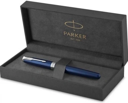 Ручка роллер Parker Sonnet Core T539 (CW1931535) LaqBlue CT F черн. черн. подар.кор.
