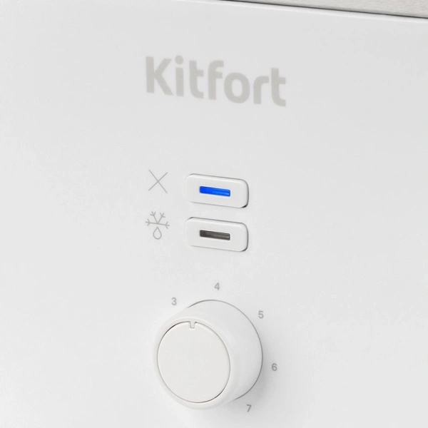 Тостер Kitfort КТ-4025 930Вт белый/стальной