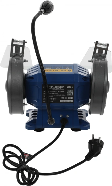 Электроточило Зубр ПСТ-125 200Вт 2950об/мин d=125мм t=20мм