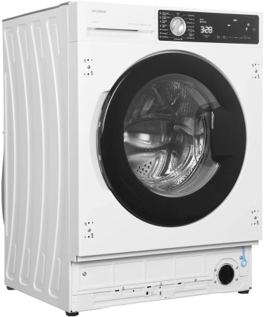 Стиральная машина Hyundai WMD7228 класс:B загрузка до 8кг отжим:1400об/мин белый инвертер