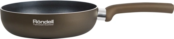 Сковорода Rondell Absolute RDA-1248 круглая 26см покрытие: Xylan Plus ручка несъемная (без крышки) коричневый