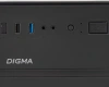 Корпус Digma DCC-MD301 черный без БП ATX 2xUSB2.0 audio