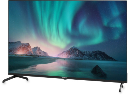 Телевизор LED Hyundai 43" H-LED43BU7006 Android TV Frameless Metal черный 4K Ultra HD 60Hz DVB-T DVB-T2 DVB-C DVB-S DVB-S2 USB WiFi Smart TV