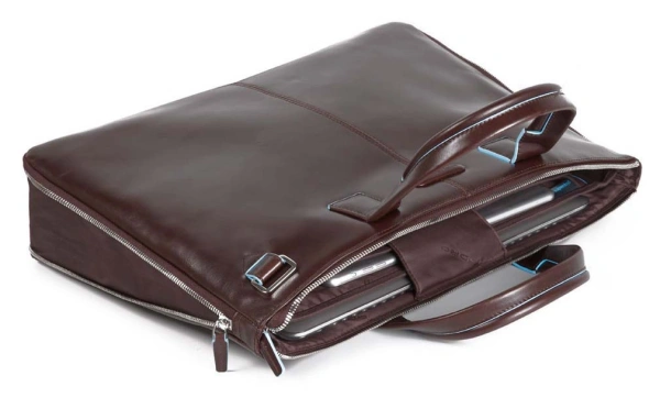 Сумка для ноутбука Piquadro Blue Square CA4021B2/MO коричневый натур.кожа