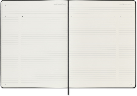Блокнот Moleskine PROFESSIONAL PROPFNTB4HBK XLarge 190х250мм 192стр. твердая обложка черный