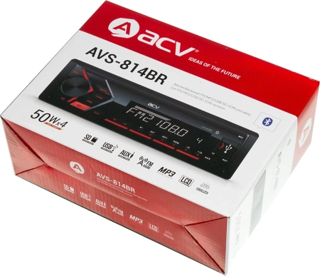 Автомагнитола ACV AVS-814BR 1DIN 4x50Вт