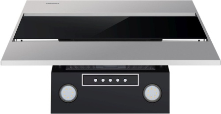 Вытяжка каминная Maunfeld Bridge 60 нержавеющая сталь/черный управление: кнопочное (1 мотор)