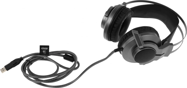 Наушники с микрофоном A4Tech Bloody G437 черный 1.8м мониторные оголовье (G437)