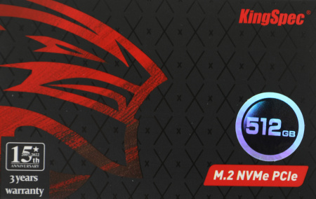 Накопитель SSD Kingspec PCI-E 3.0 x4 512Gb NE-512 M.2 2280