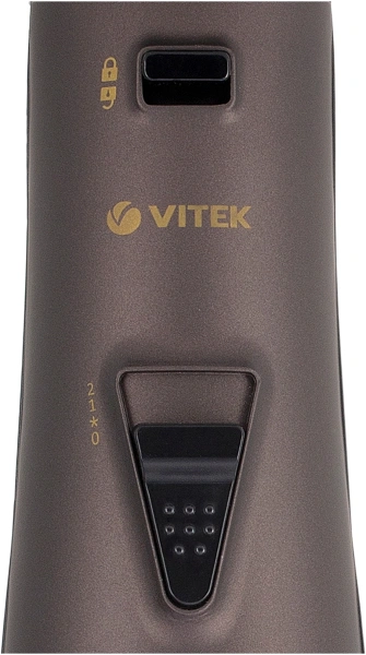 Фен-щетка Vitek VT-8241 1000Вт черный/коричневый