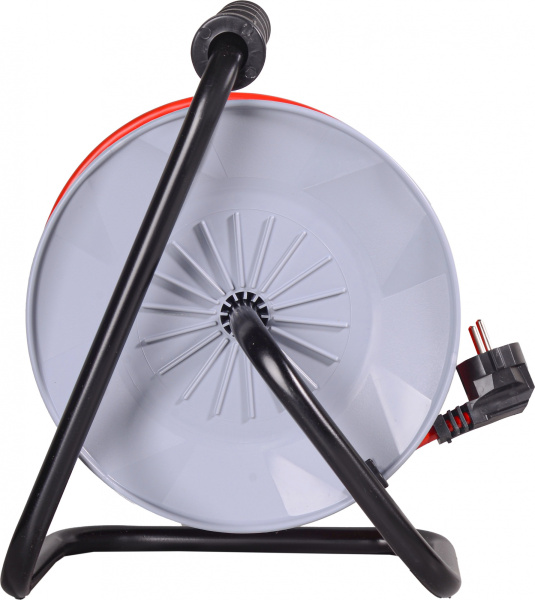 Удлинитель силовой Ресанта СУ-3х1,5-50/2 (61/118/12) 3x1.5кв.мм 4розет. 50м ПВС катушка красный