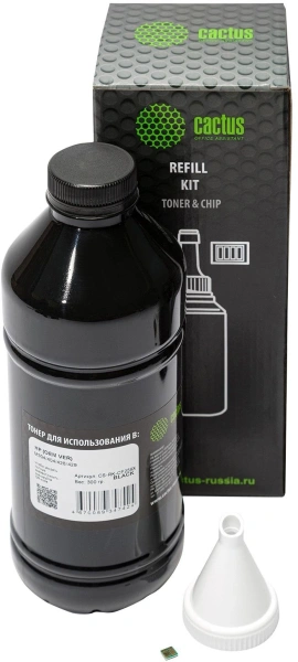 Тонер Cactus CS-RK-CF259X черный флакон 300гр. (в компл.:чип) для принтера HP (OEM VER) M304/404/428/429