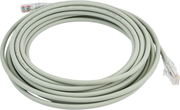 Патч-корд WRline WR-PC-RJ45-UTP-5E-7-GY UTP RJ-45 вил.-вилка RJ-45 кат.5E 7м серый LSZH (уп.:1шт)