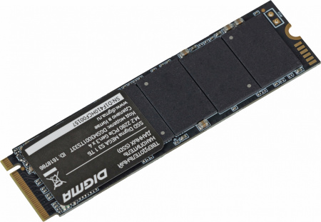 Накопитель SSD Digma PCI-E 3.0 x4 1Tb DGSM3001TS33T Mega S3 M.2 2280