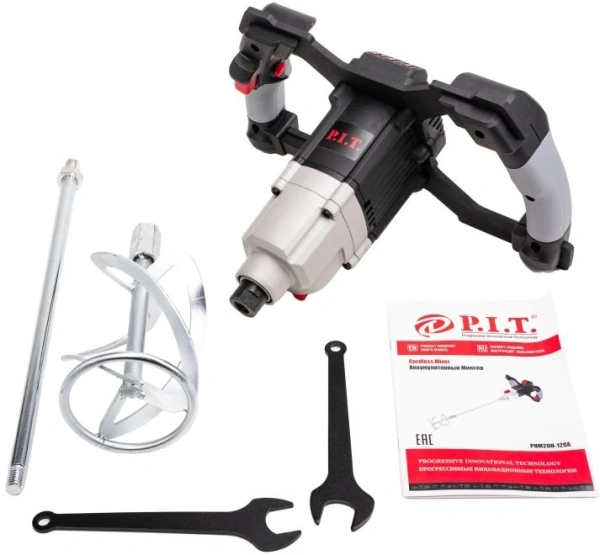 Дрель-миксер P.I.T. PHM20H-120A М14 реверс