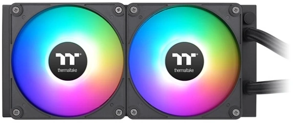Система водяного охлаждения Thermaltake TH240 V2 Ultra EX ARGB Soc-AM5/AM4/1200/1700/1851 черный 4-pin 28.5dB Al LCD Ret (CL-W414-PL12SW-A)